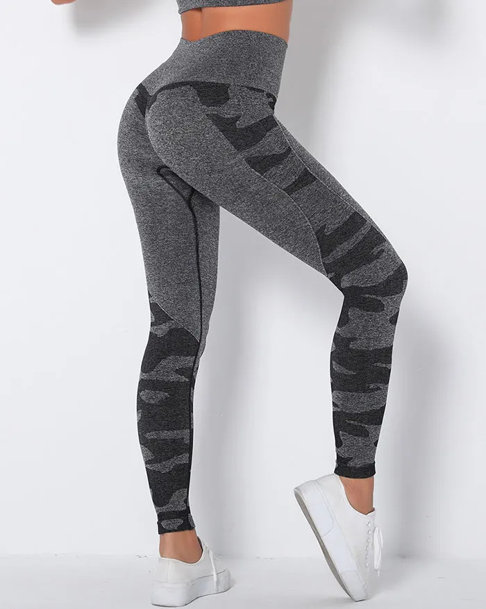 Print Seamless Active Pants