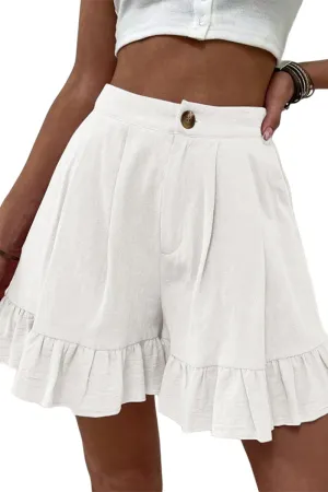 PS3296 Ruffle Casual Shorts Pant