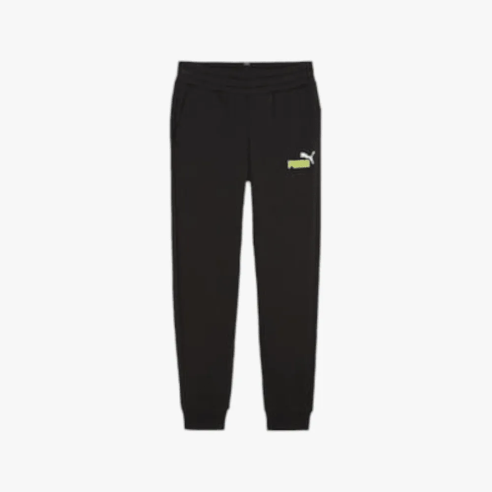 Puma Boys Ess  2 Col Logo Track Pants Black