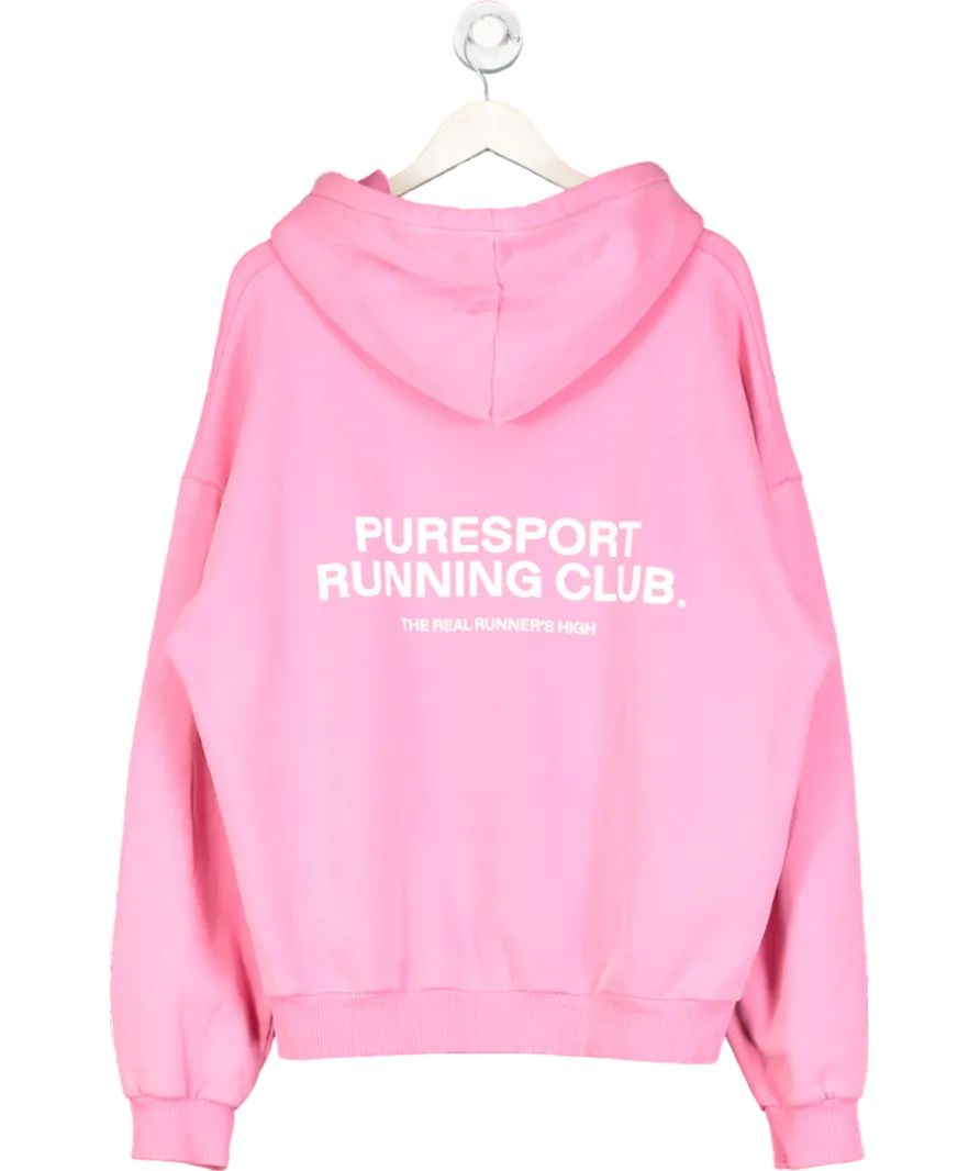 Pure sport Pink The Real Runners Hoodie UK L