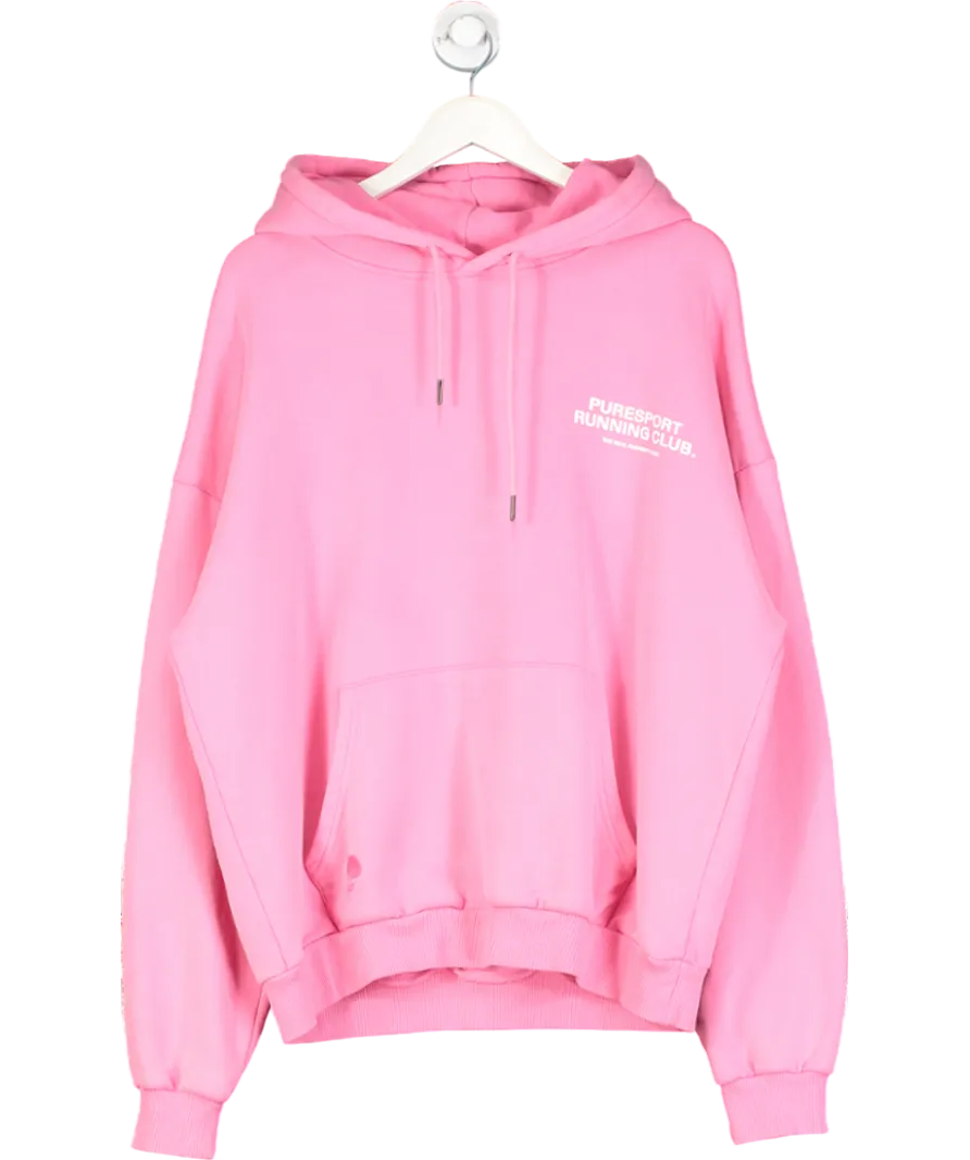 Pure sport Pink The Real Runners Hoodie UK L