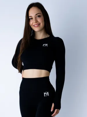 Push Up Collection Black Long Sleeve