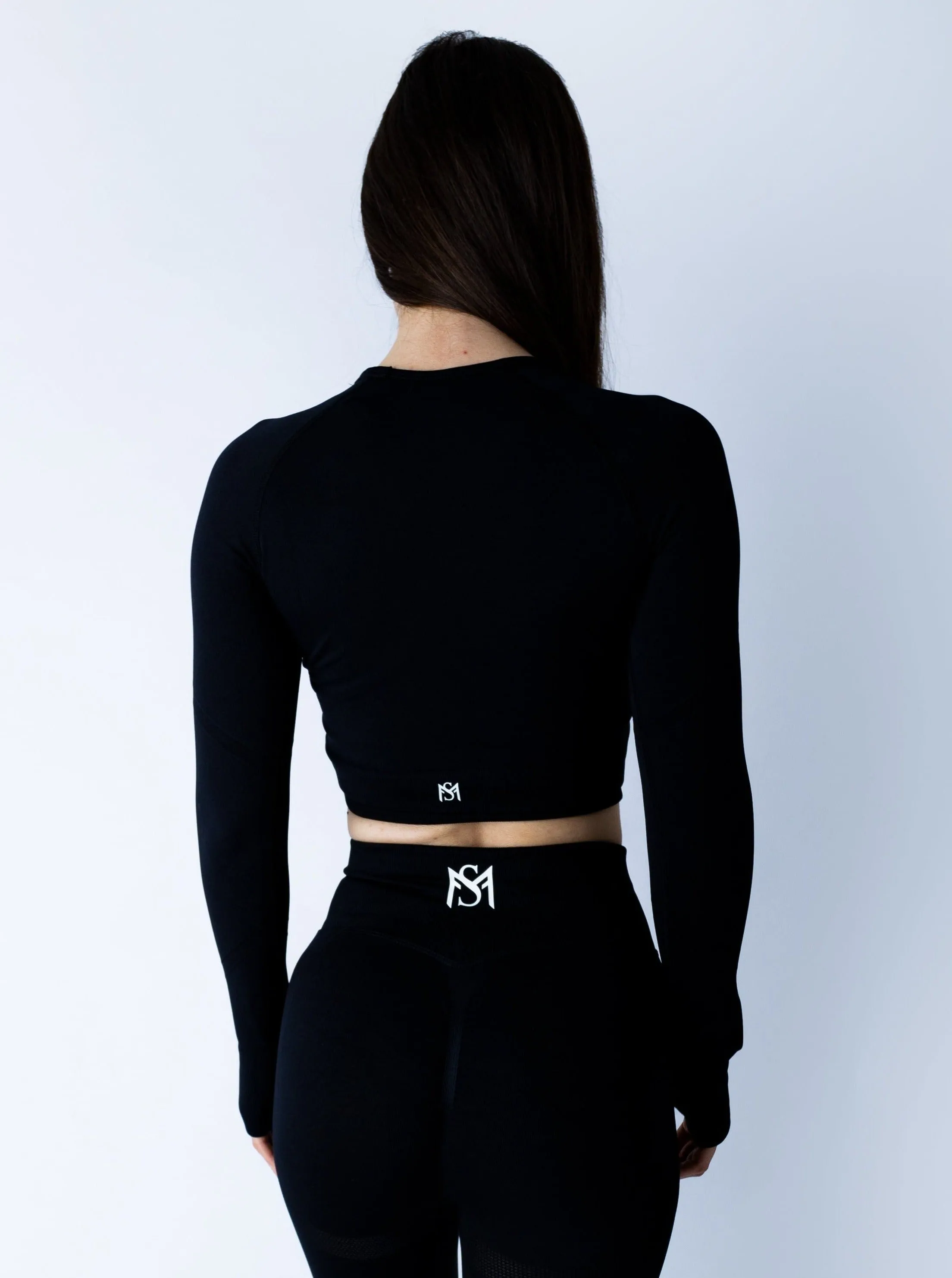 Push Up Collection Black Long Sleeve