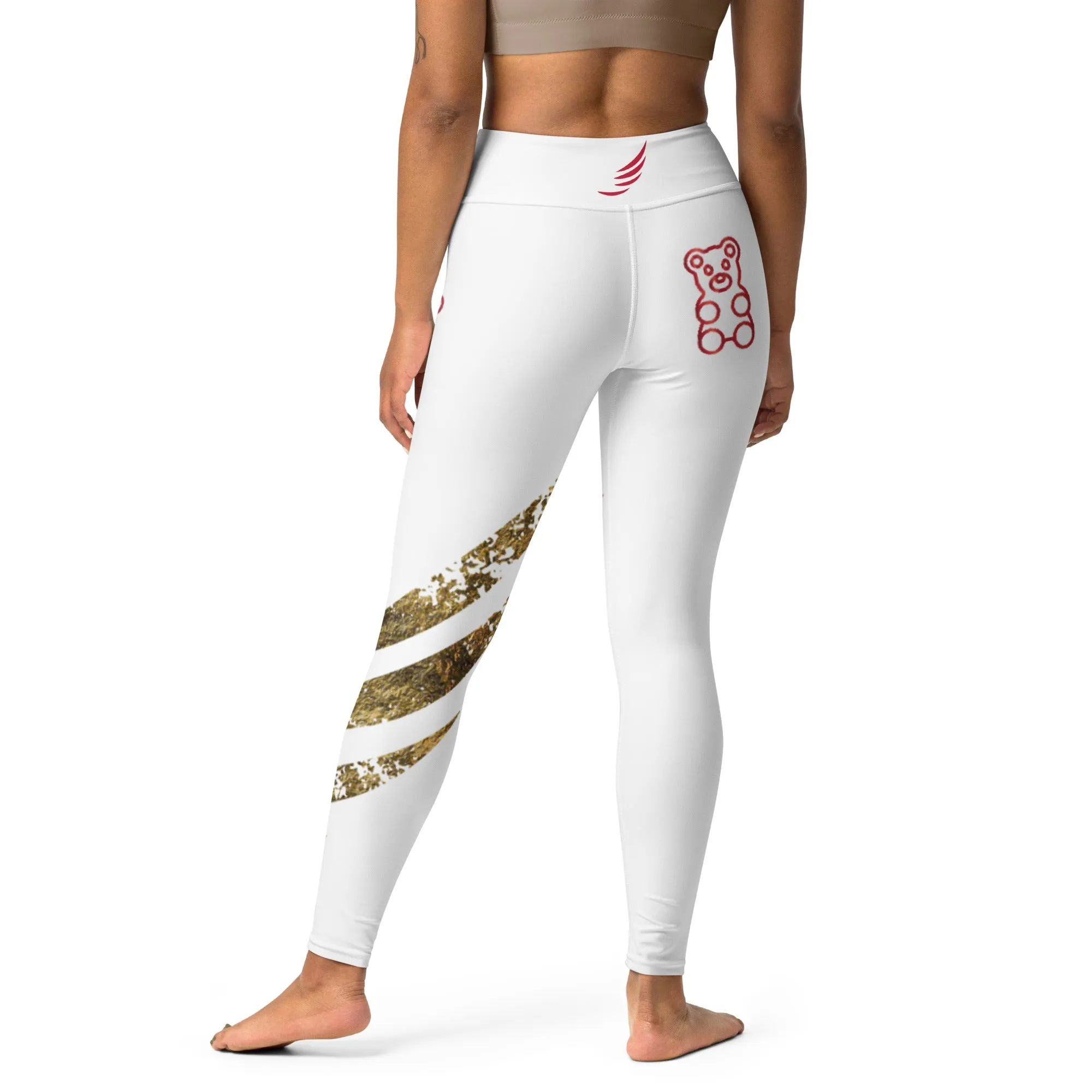"Gummybear white-gold" Yoga Leggings