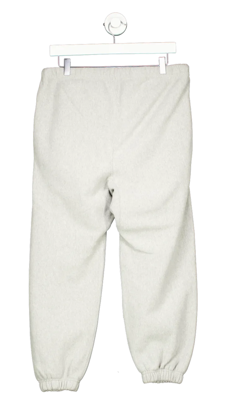 Raey Grey Recycled-yarn Cotton-blend Trackpants UK 10