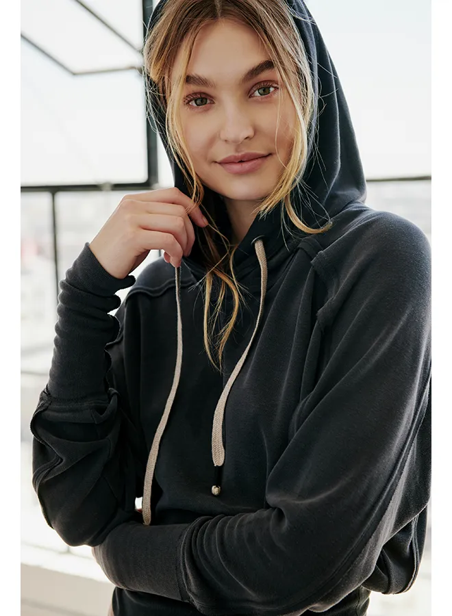 Ready Go Drawstring Hoodie Sweater