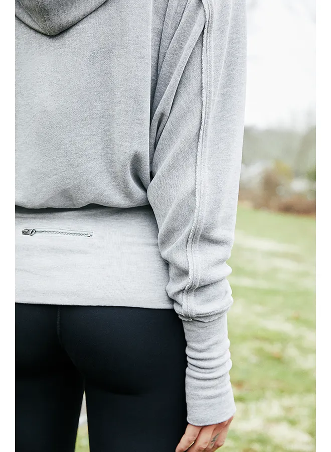 Ready Go Drawstring Hoodie Sweater