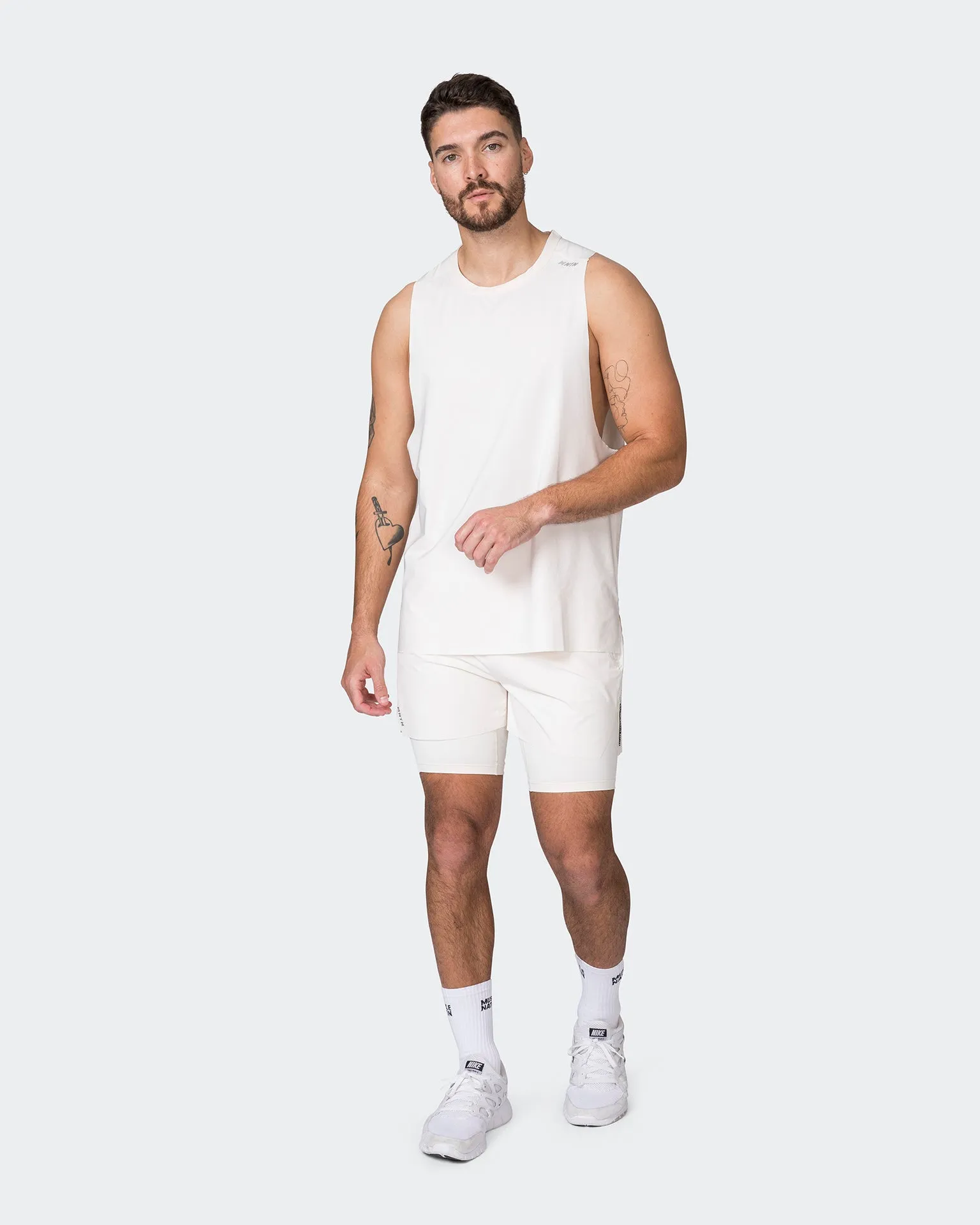 Replay 3" Shorts - Travertine