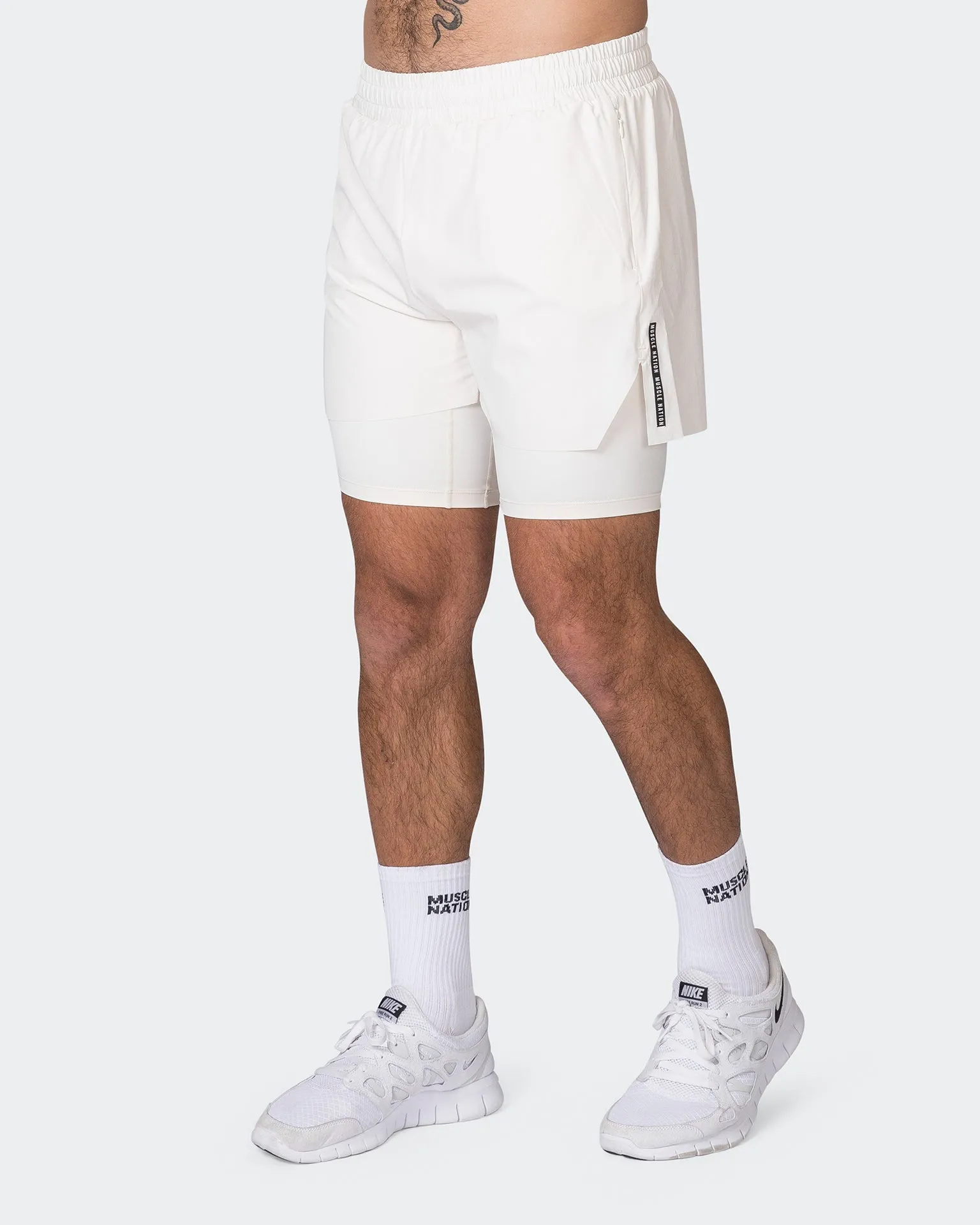 Replay 3" Shorts - Travertine