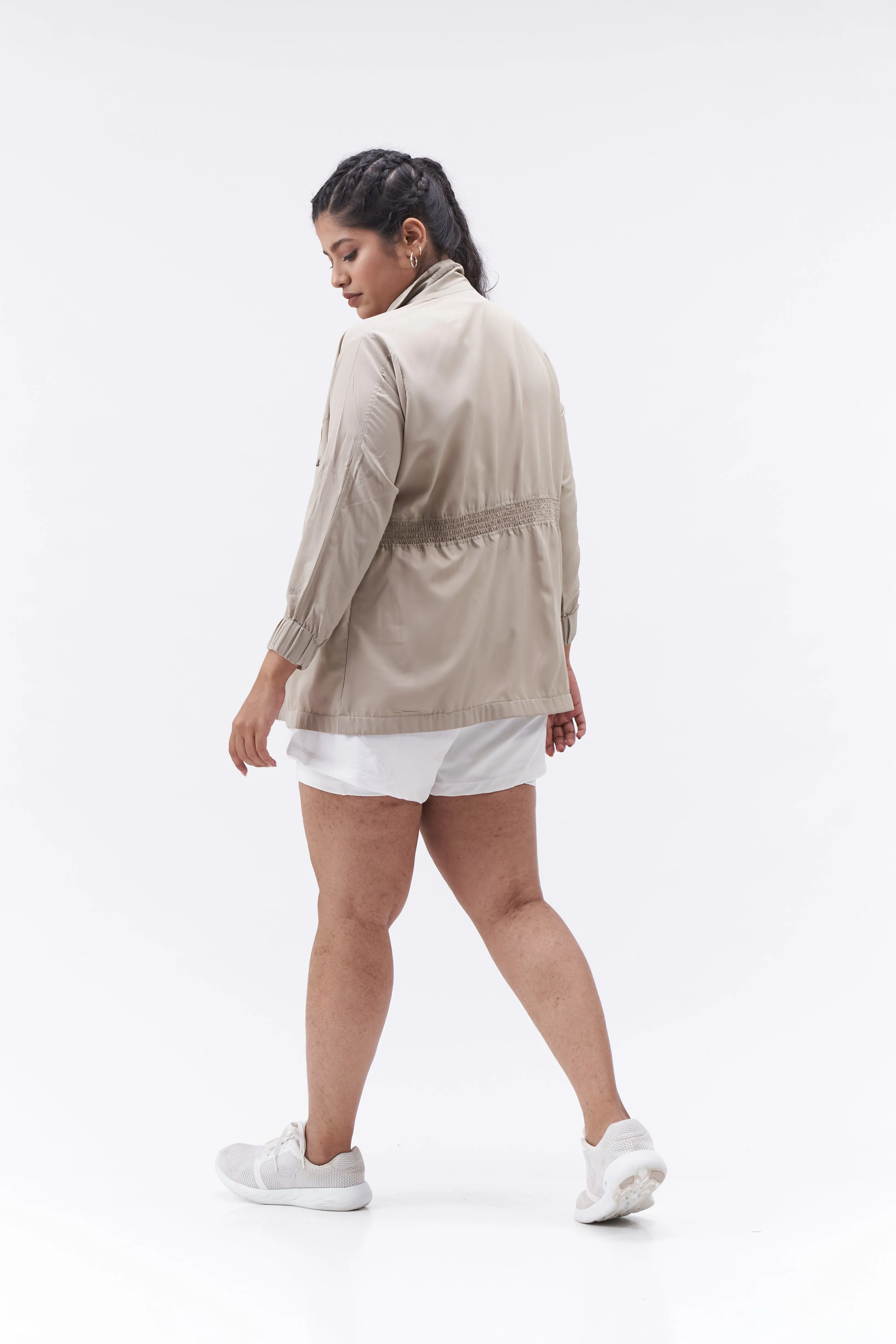 Resist Windbreaker: Beige