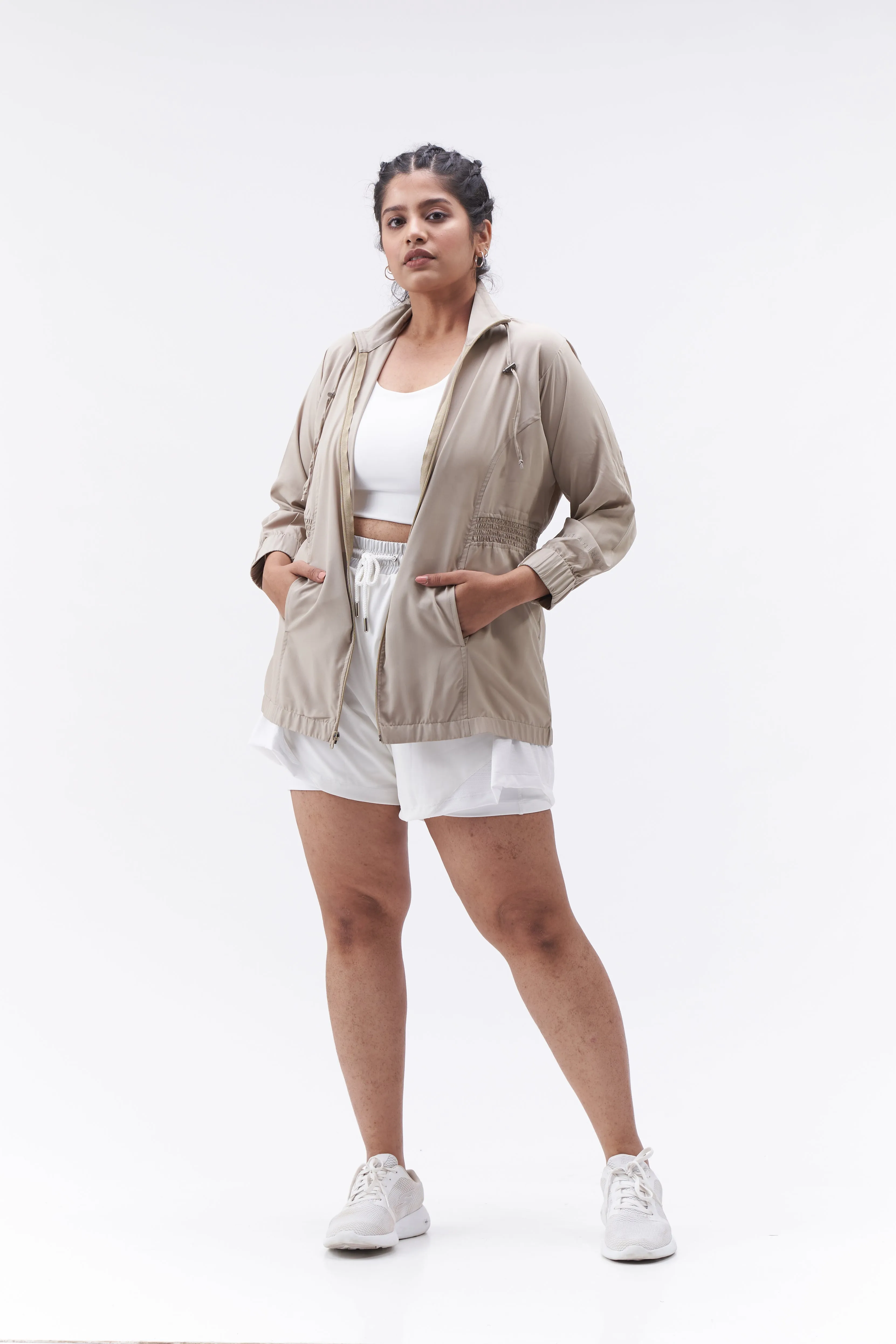 Resist Windbreaker: Beige