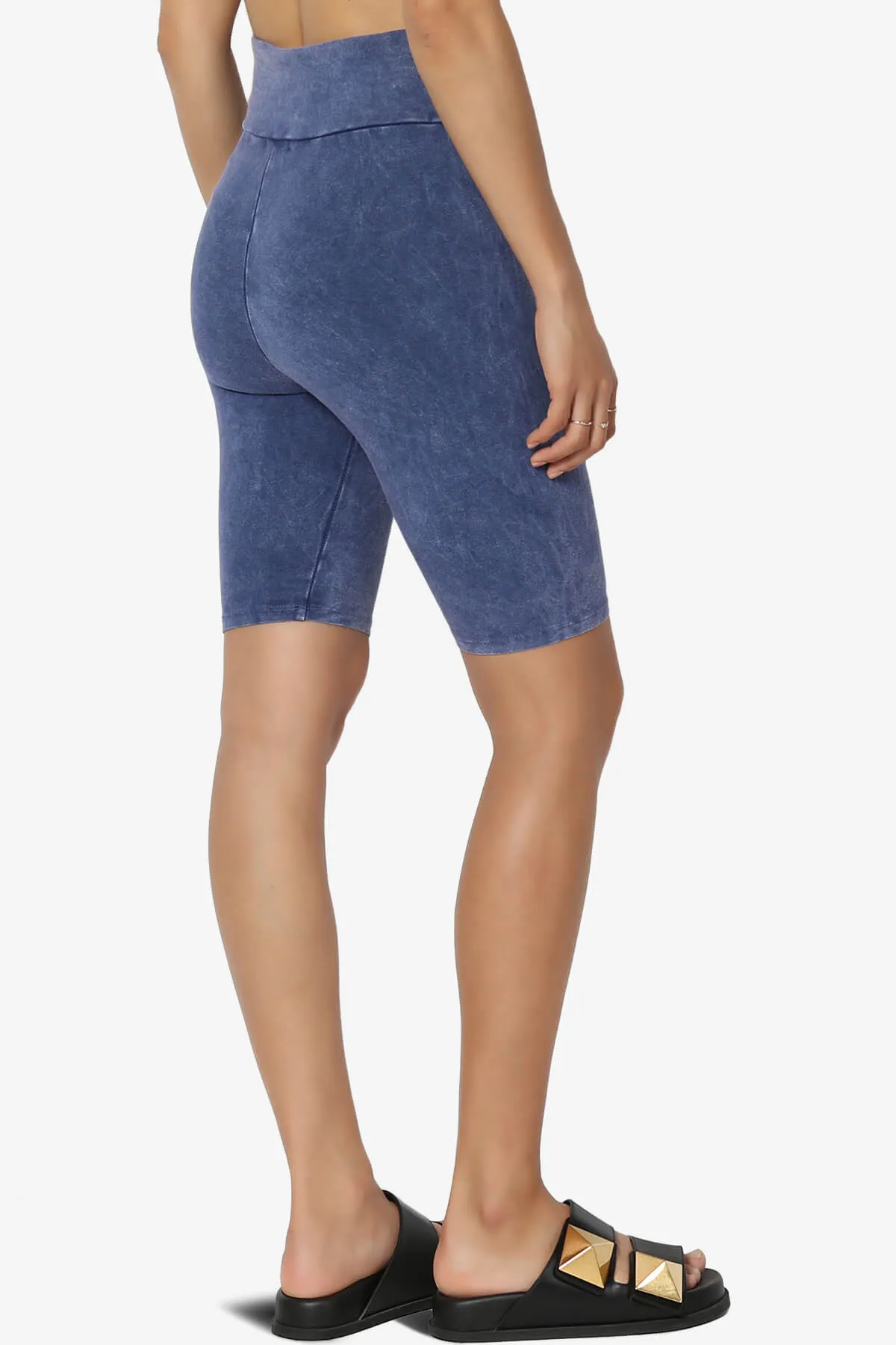 Resort Mineral Wash High Waisted Biker Shorts