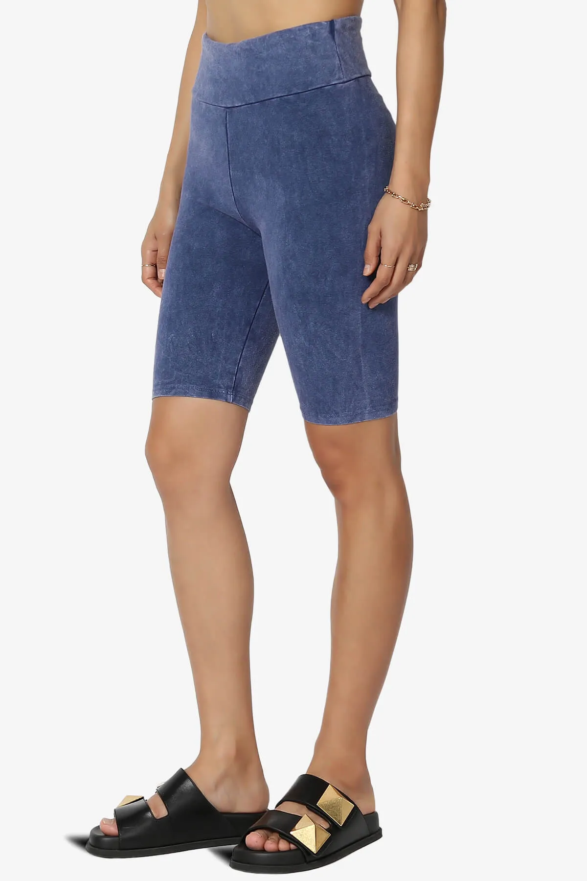 Resort Mineral Wash High Waisted Biker Shorts
