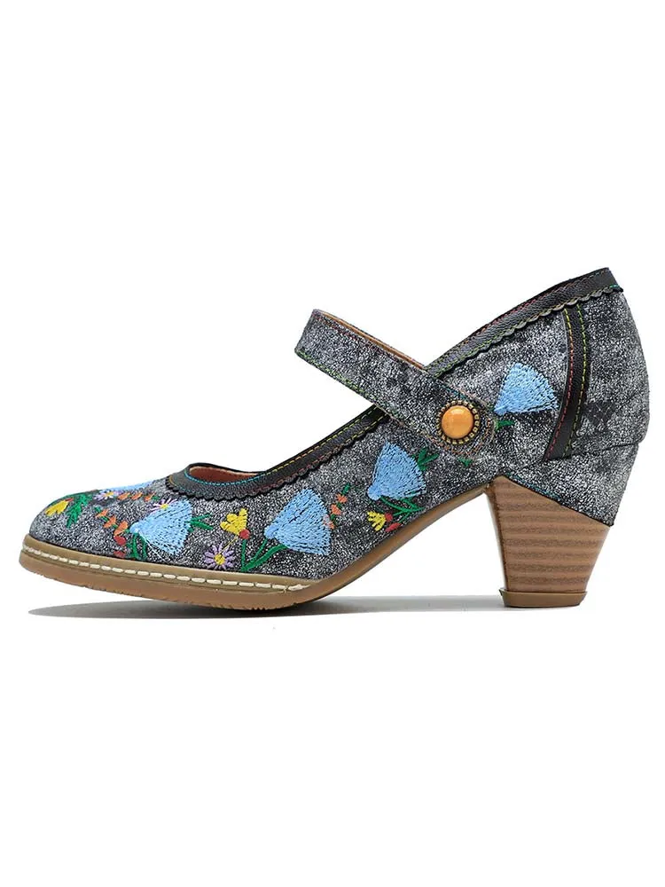 Retro Hand-Painted Artisan Elegant Shoes