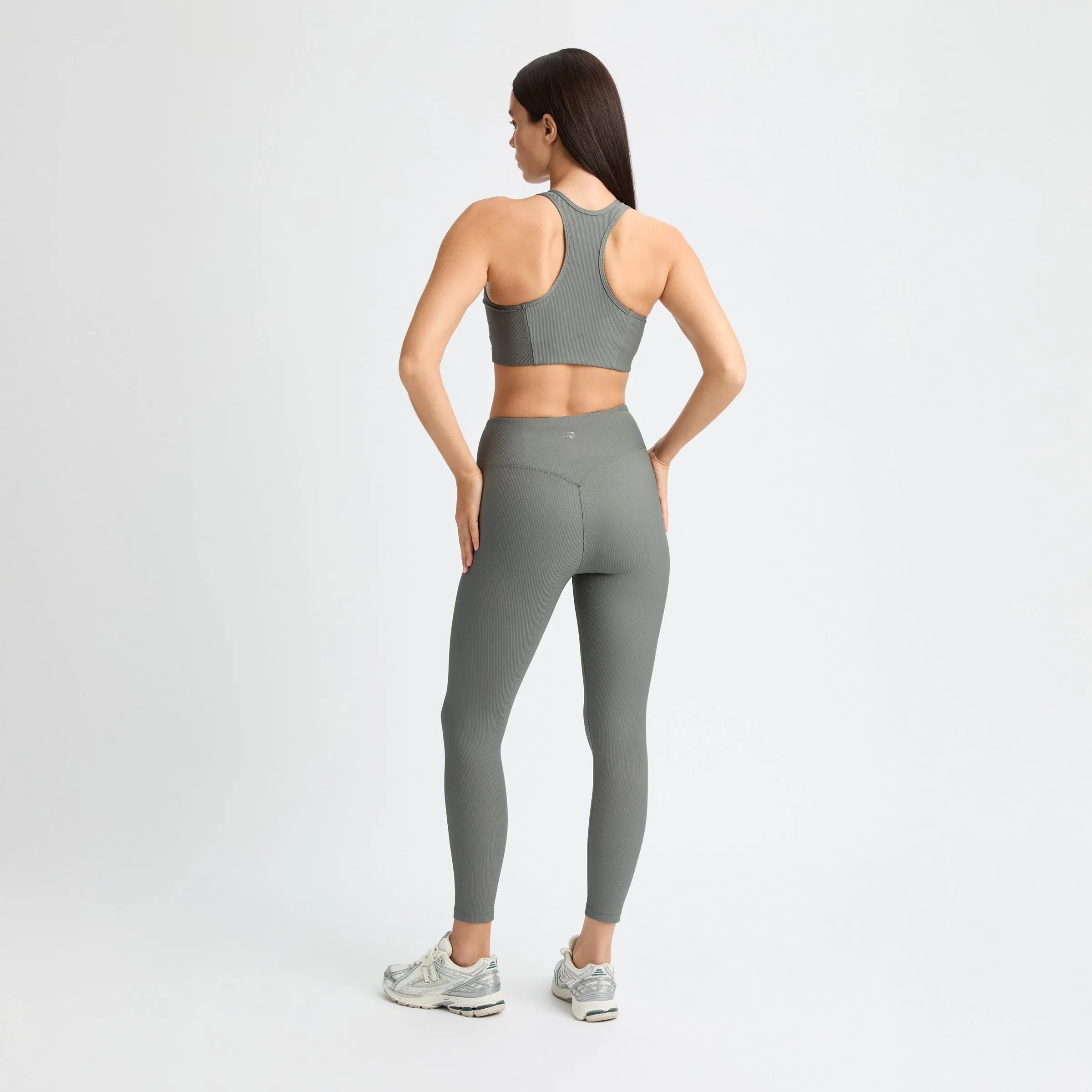 Ribbed Regular High Waist Tights