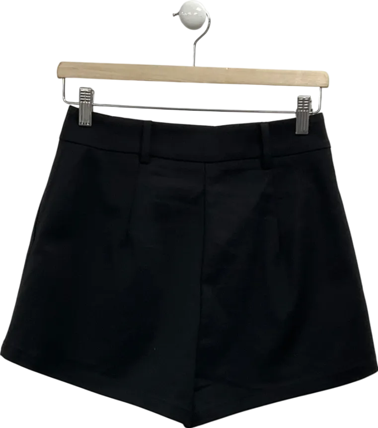 River Island Black High Waisted Shorts UK 6