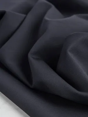 rPET Wicking Interlock Knit Deadstock - Black