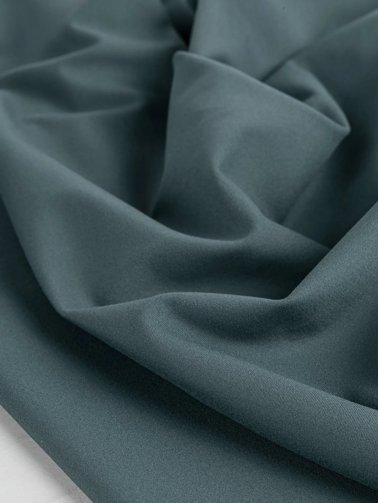 rPET Wicking Interlock Knit Deadstock - Green - Swatch