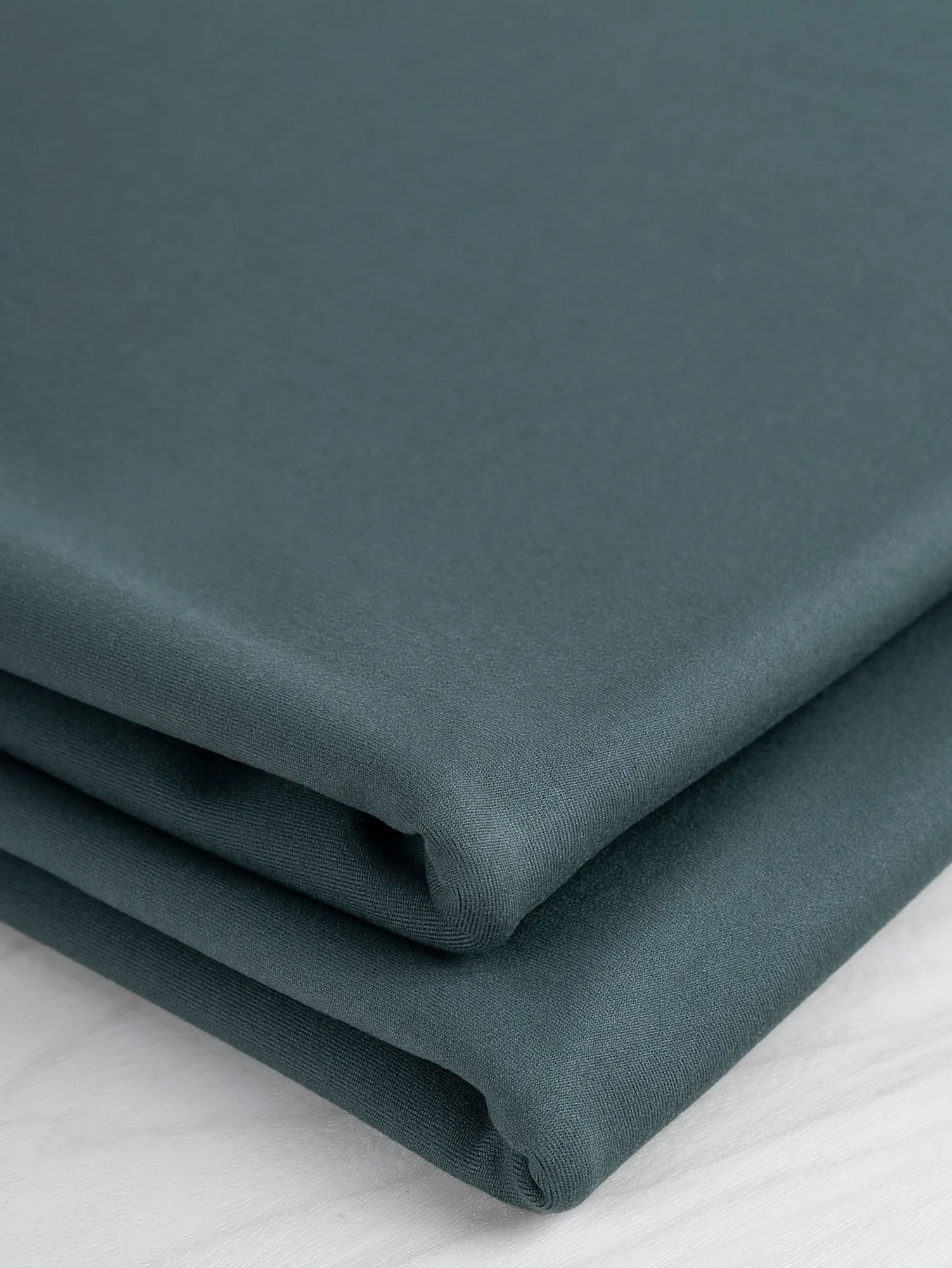 rPET Wicking Interlock Knit Deadstock - Green - Swatch