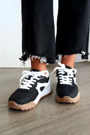 Run Off Retro Sneakers • Black Multi