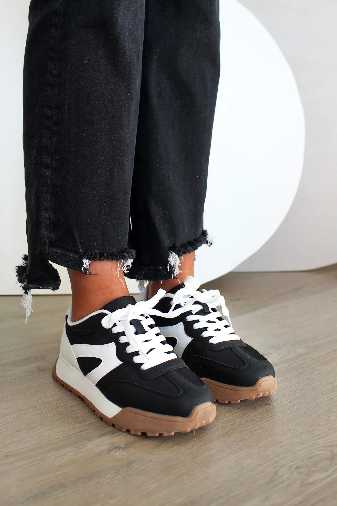 Run Off Retro Sneakers • Black Multi