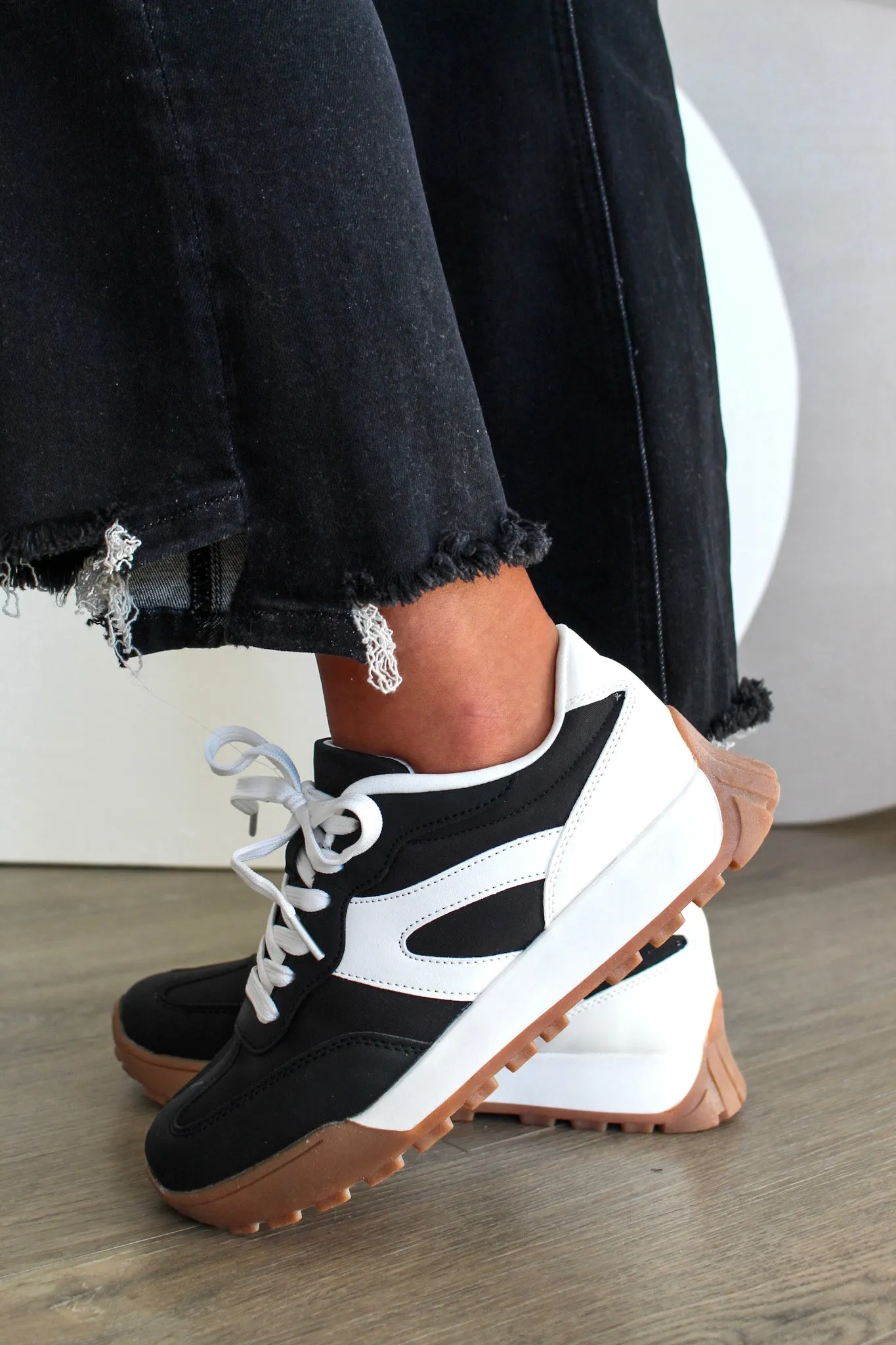 Run Off Retro Sneakers • Black Multi