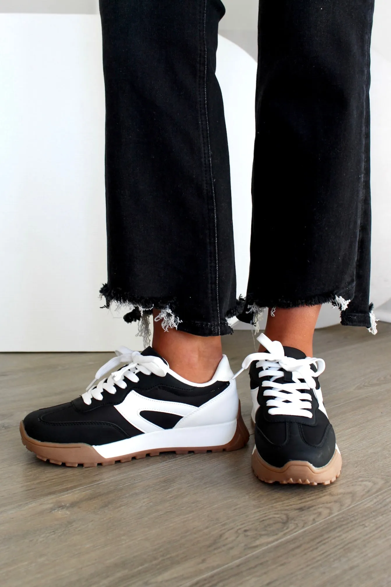 Run Off Retro Sneakers • Black Multi