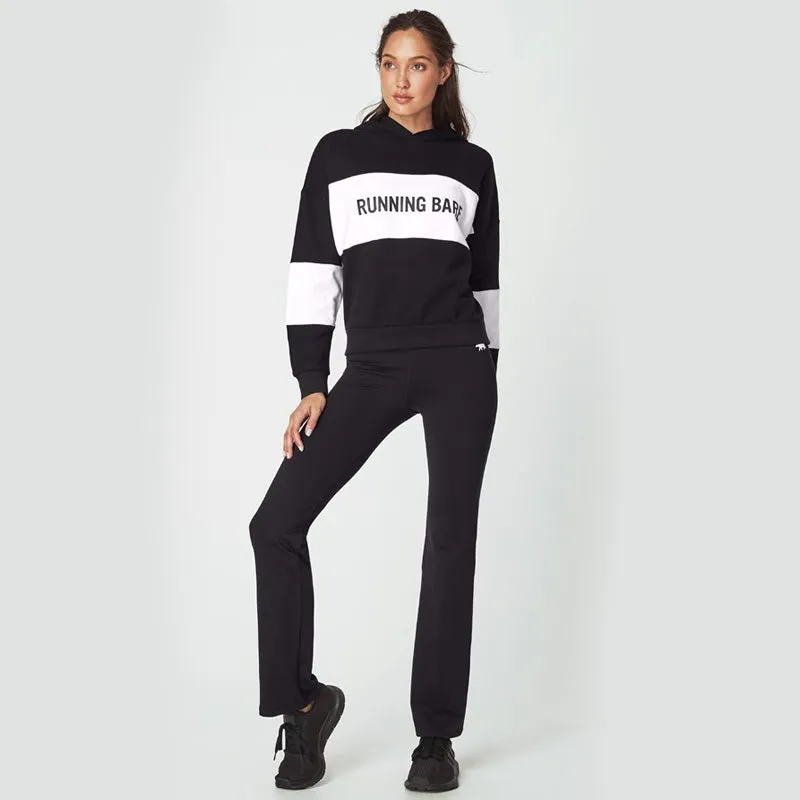RUNNING BARE WOMENS EARN STRIPE HOODIE