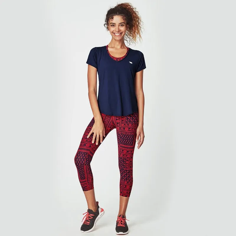 RUNNING BARE WOMENS ON YOUR MARKS TEE