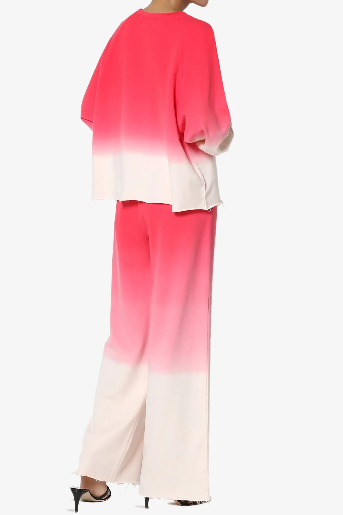 Sarge Dip Dye Raglan Sleeve Top & Lounge Pants SET