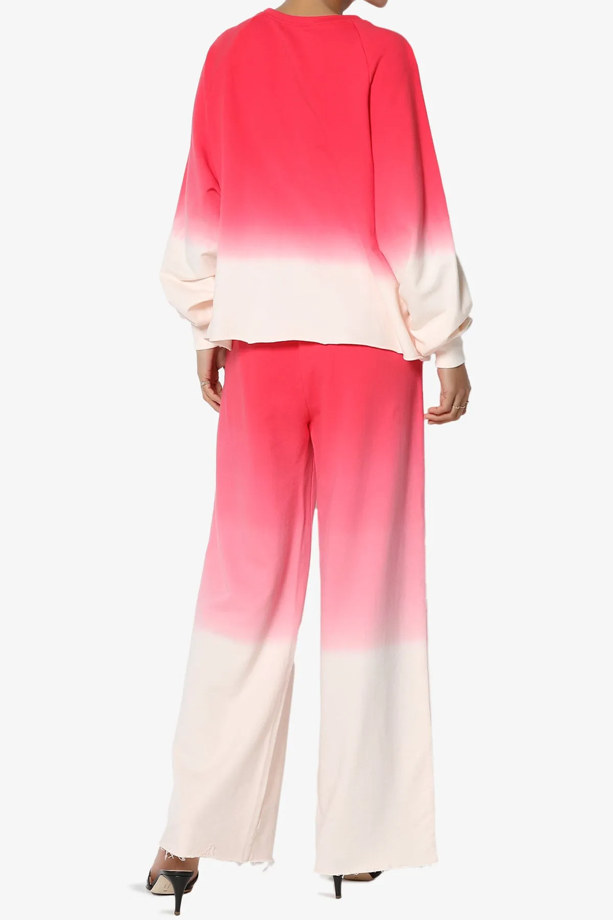 Sarge Dip Dye Raglan Sleeve Top & Lounge Pants SET