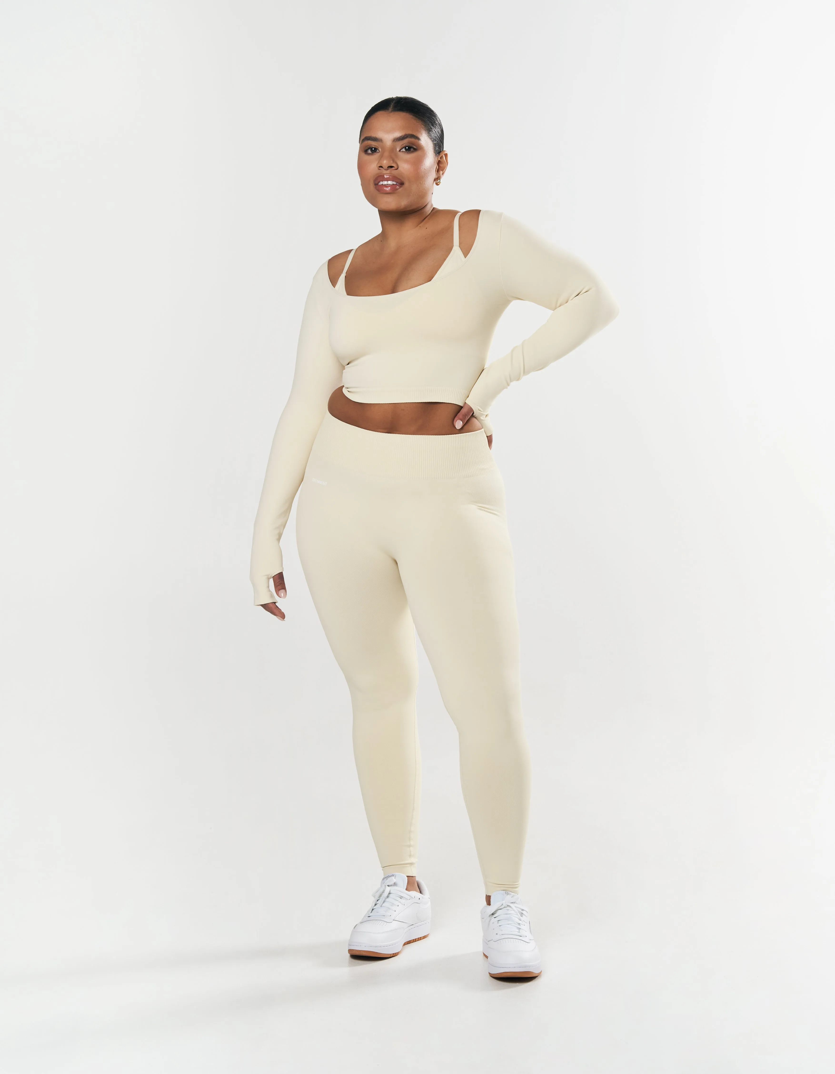 Seamless Full Length Tights - Butter