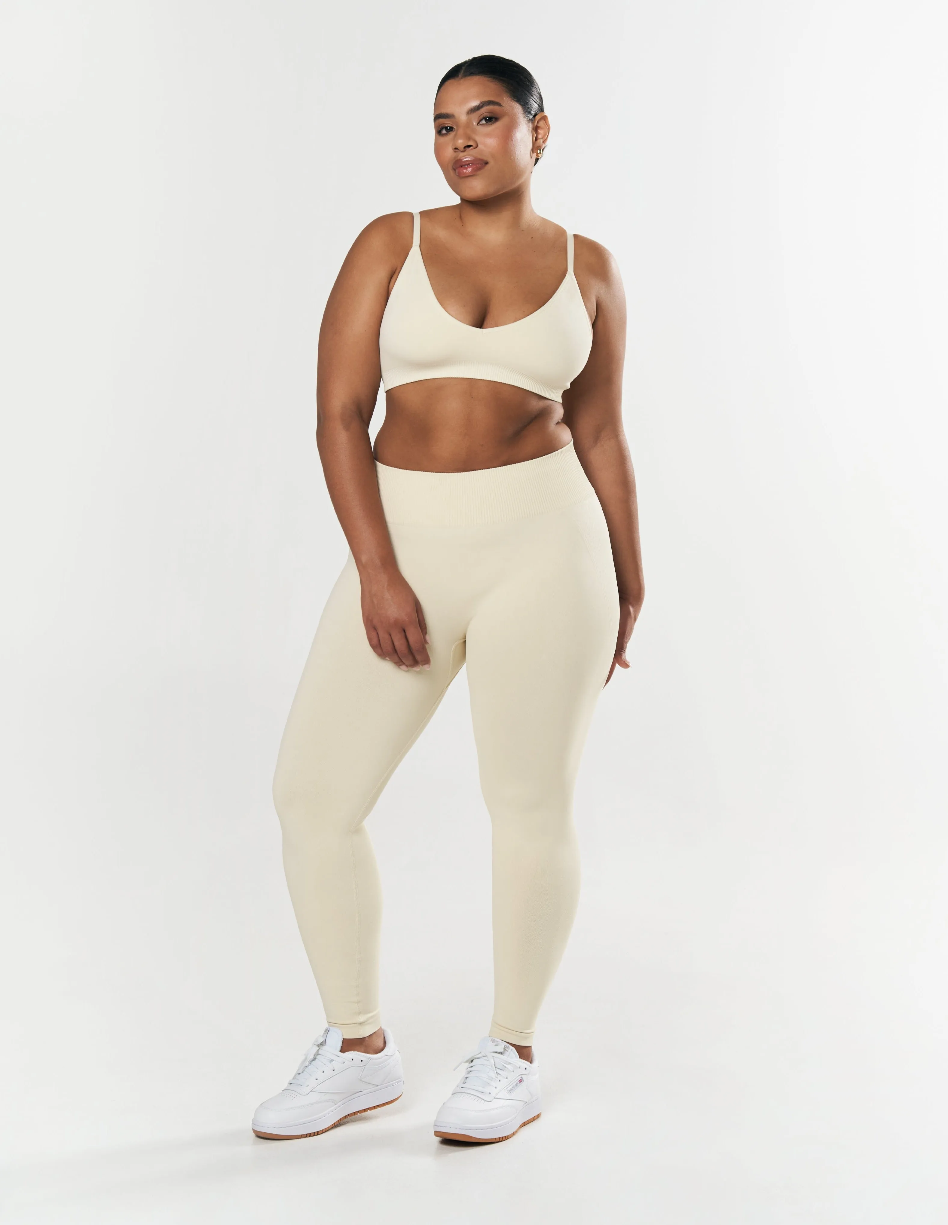 Seamless Full Length Tights - Butter