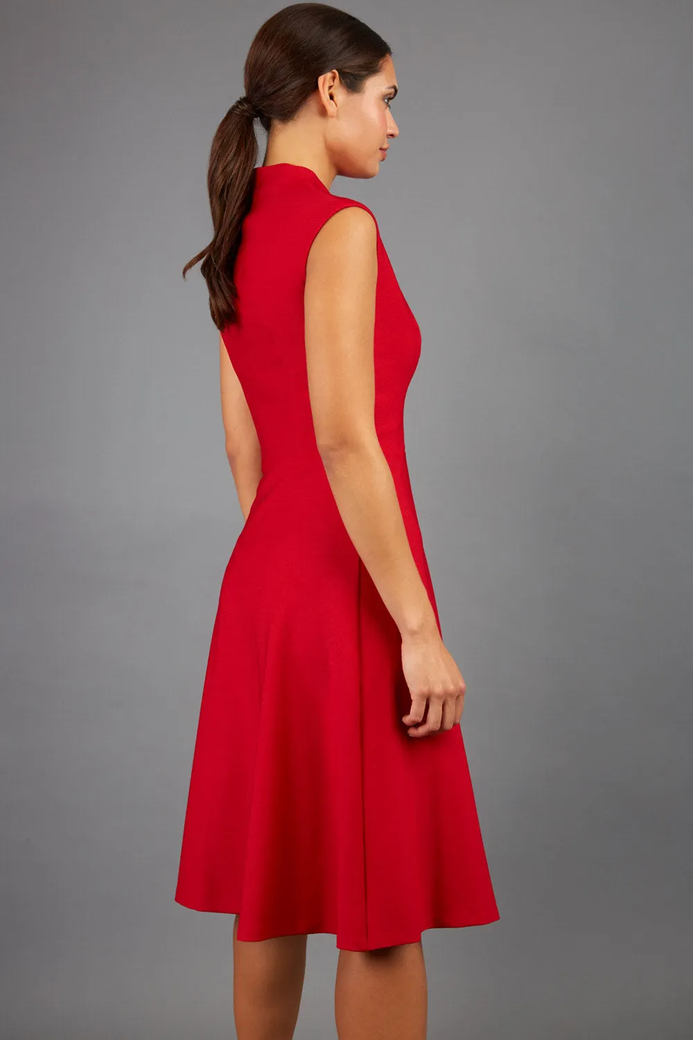 Seed Rio High Split Neckline Swing Dress