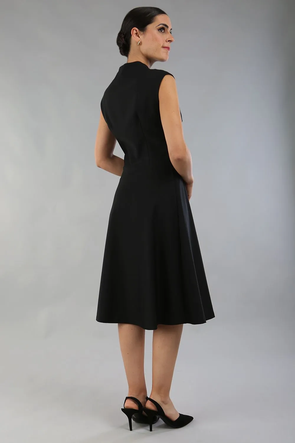 Seed Rio High Split Neckline Swing Dress