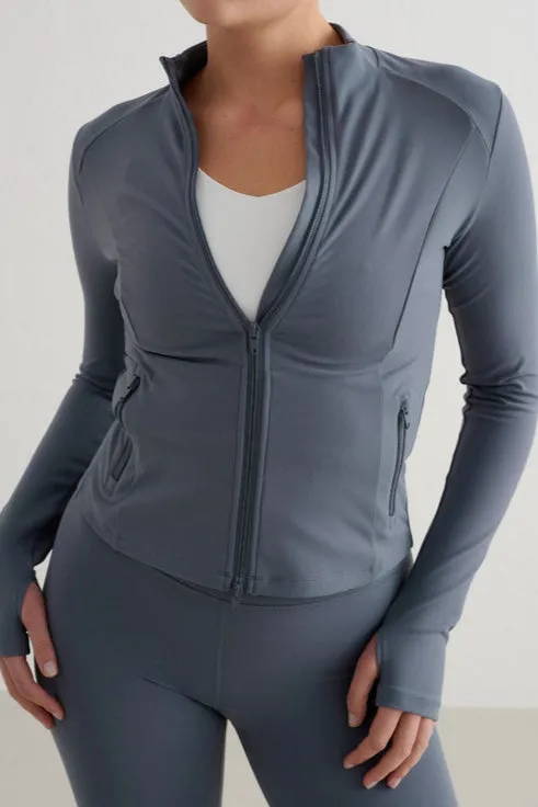 Sense Zip Jacket | Storm Blue