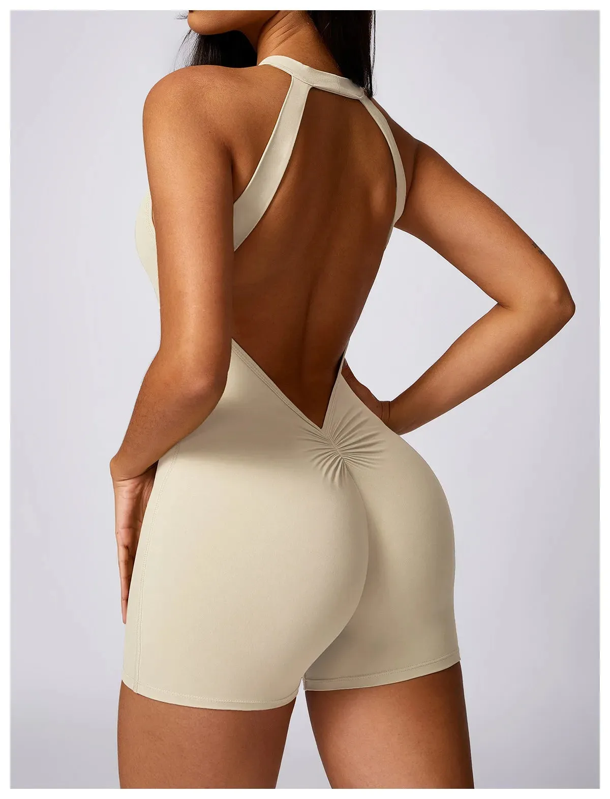 Sexy Bodysuit Workout Rompers One Piece