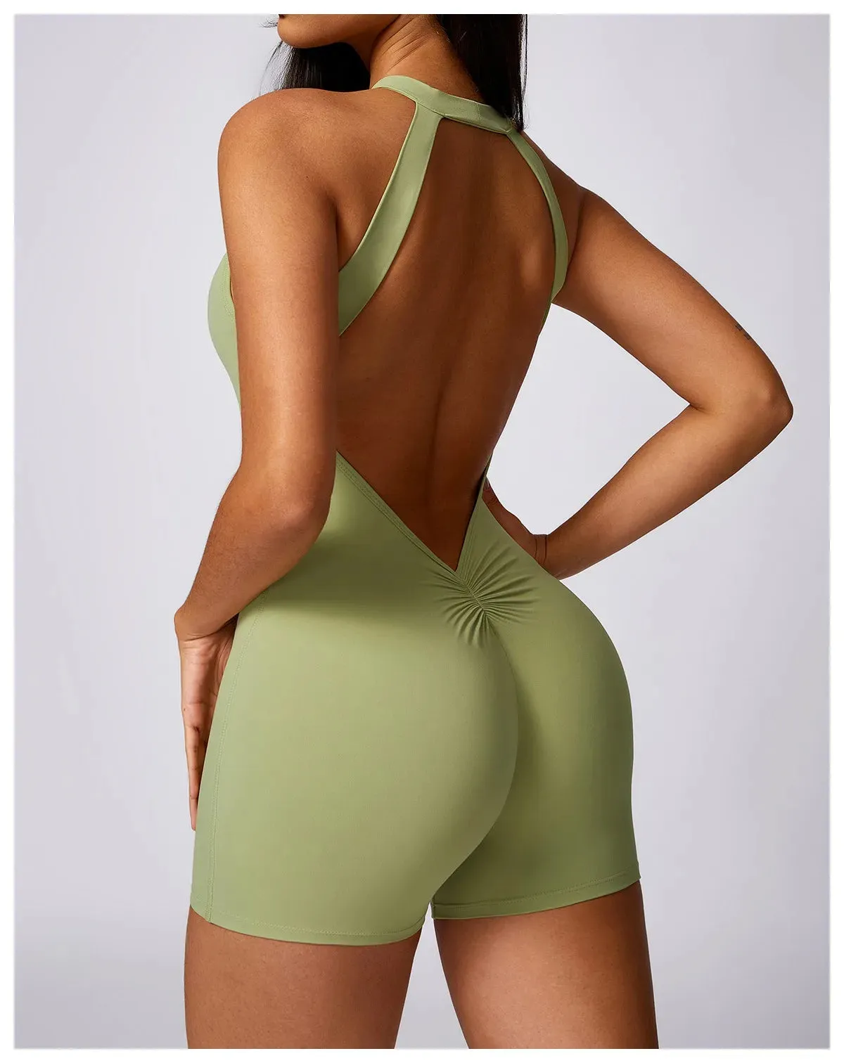 Sexy Bodysuit Workout Rompers One Piece