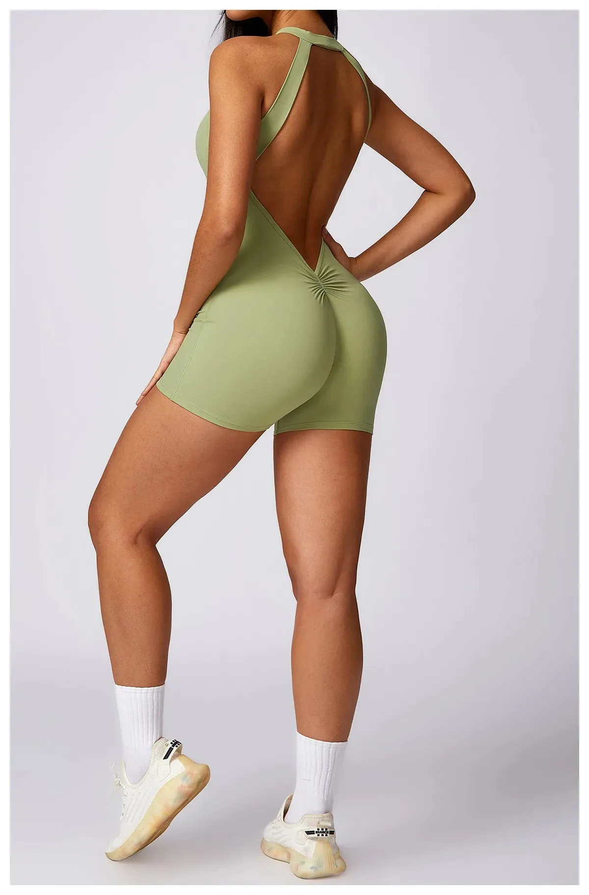 Sexy Bodysuit Workout Rompers One Piece