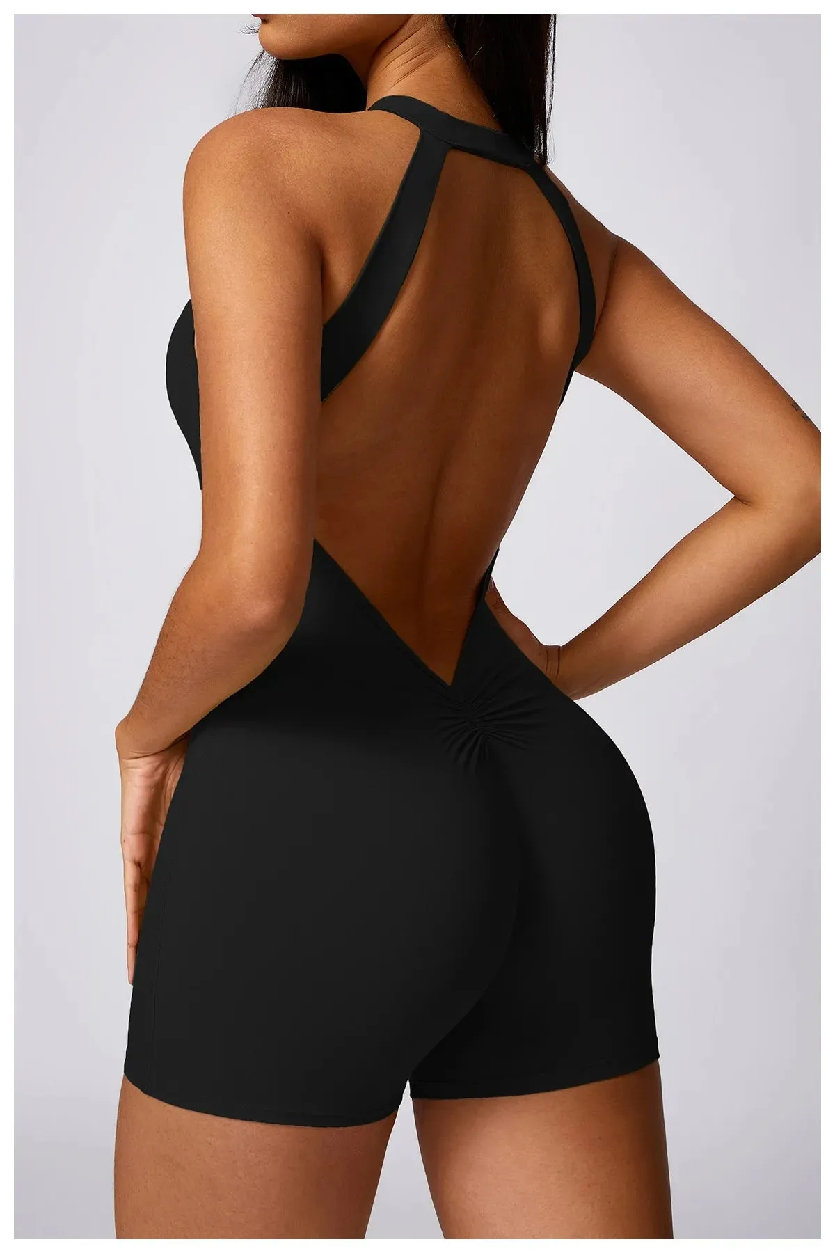Sexy Bodysuit Workout Rompers One Piece