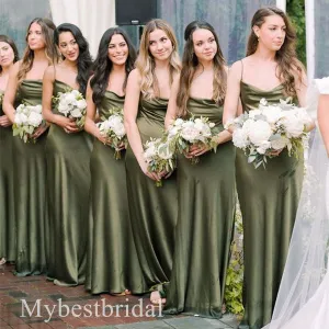 Sexy Jewel Sleeveless Mermaid Bridesmaid  Dressess, BDS0390
