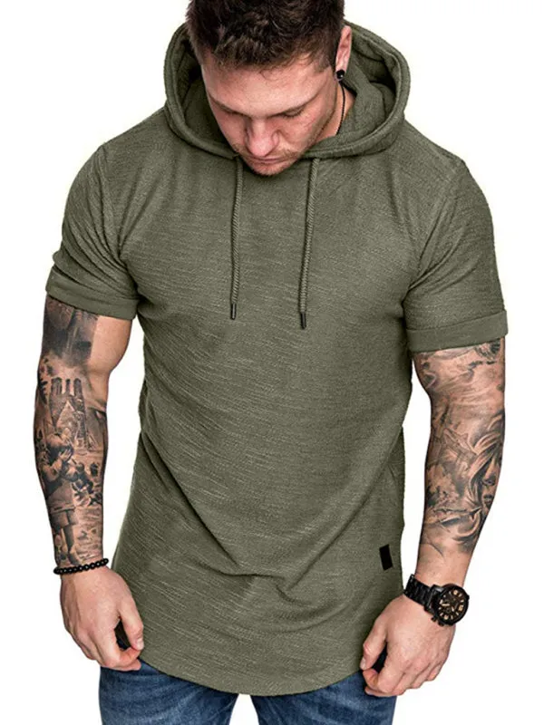 Short-Sleeve Sports Hoodie