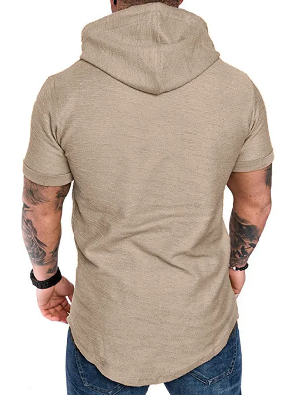 Short-Sleeve Sports Hoodie