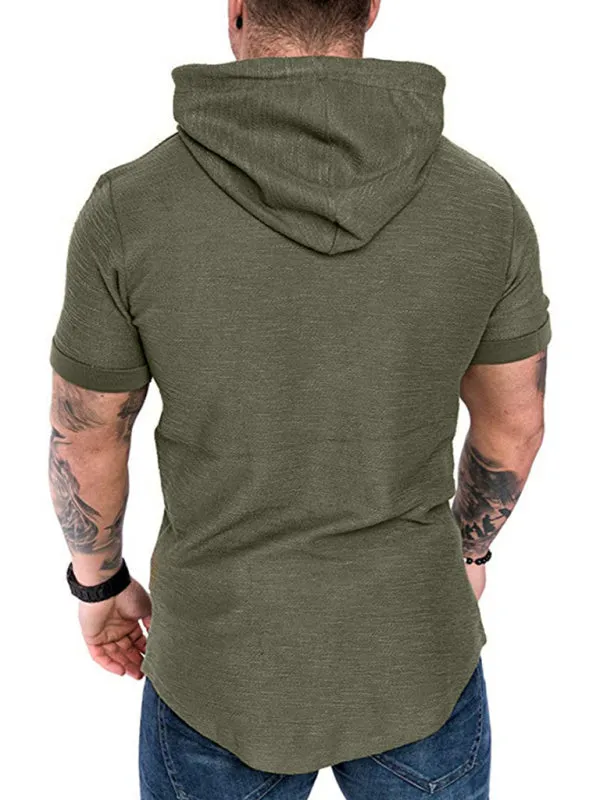 Short-Sleeve Sports Hoodie