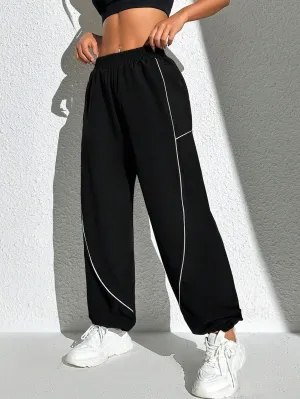 Side Striped Sports Pants