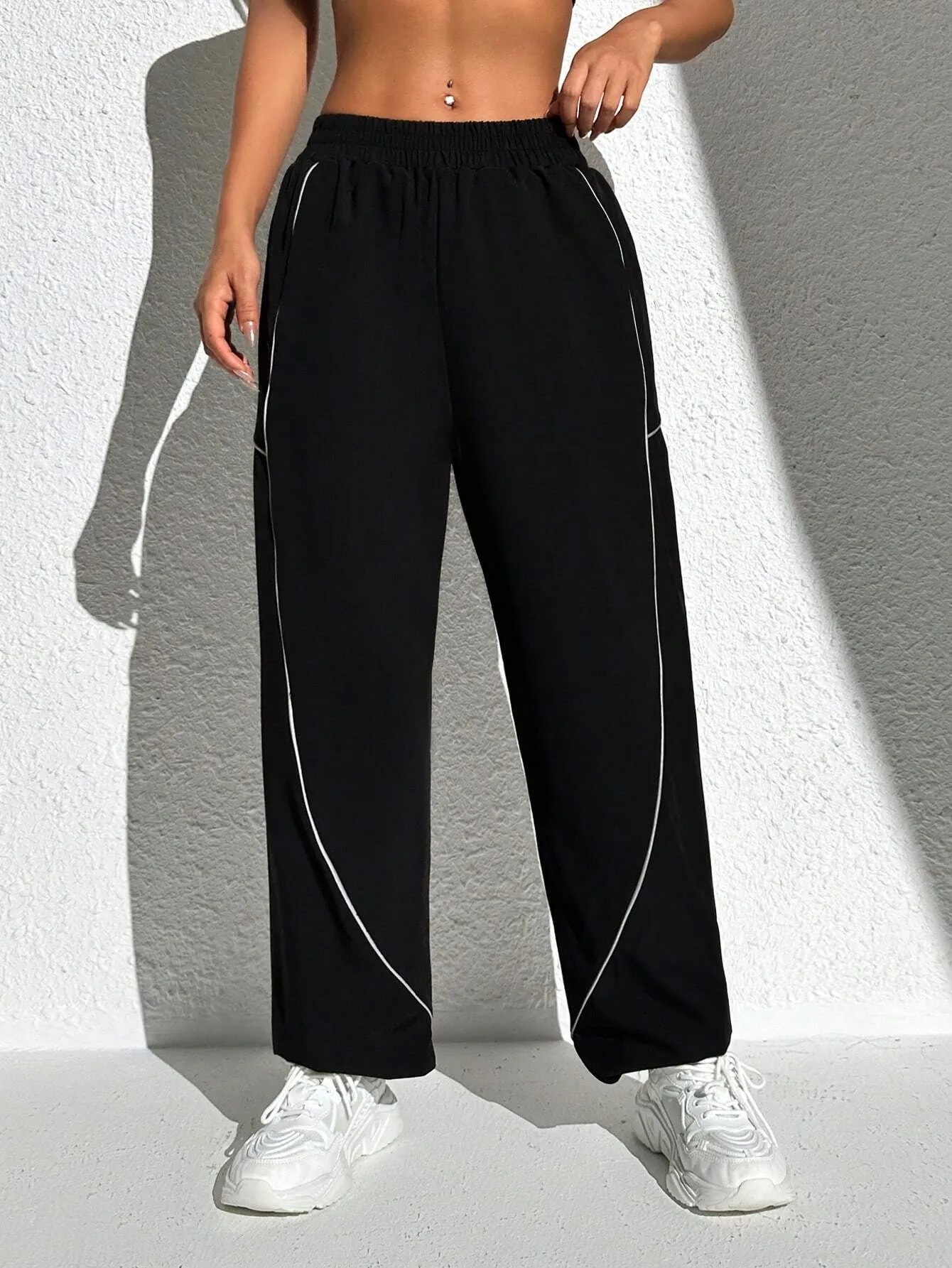 Side Striped Sports Pants