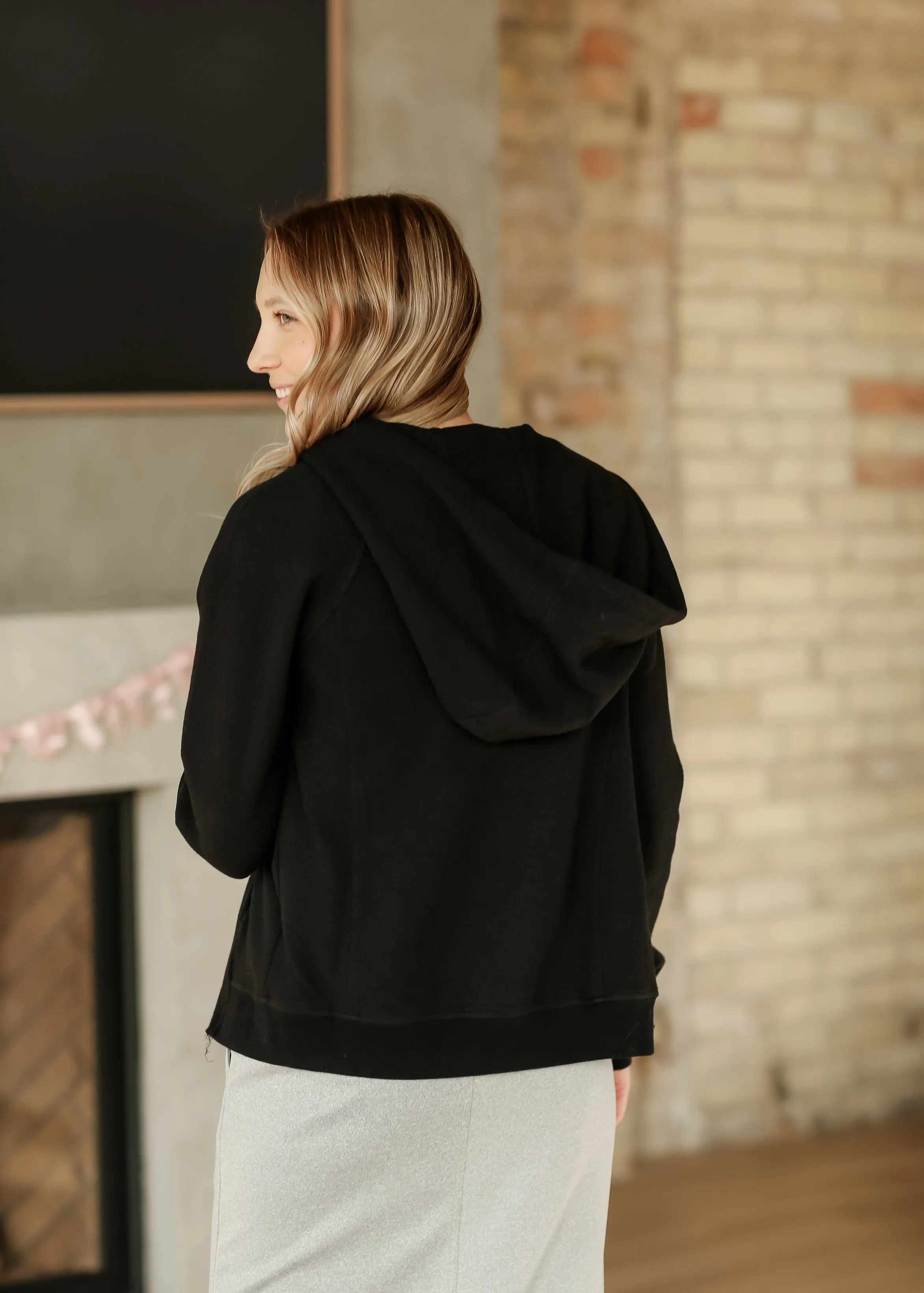 Silvana Full Zip Long Sleeve Hoodie Jacket