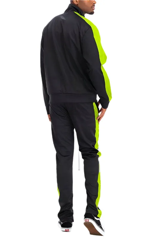 Single Stripe Solid Track Suit