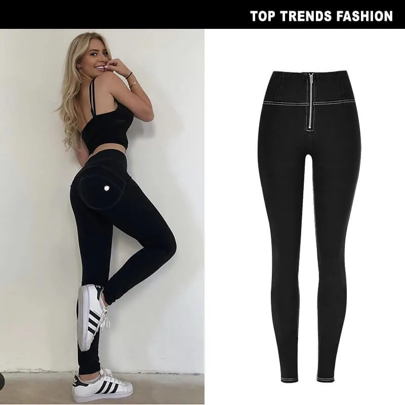 Skinny Butt-lift Pants High Waisted Elasticity Yoga Pants for Women