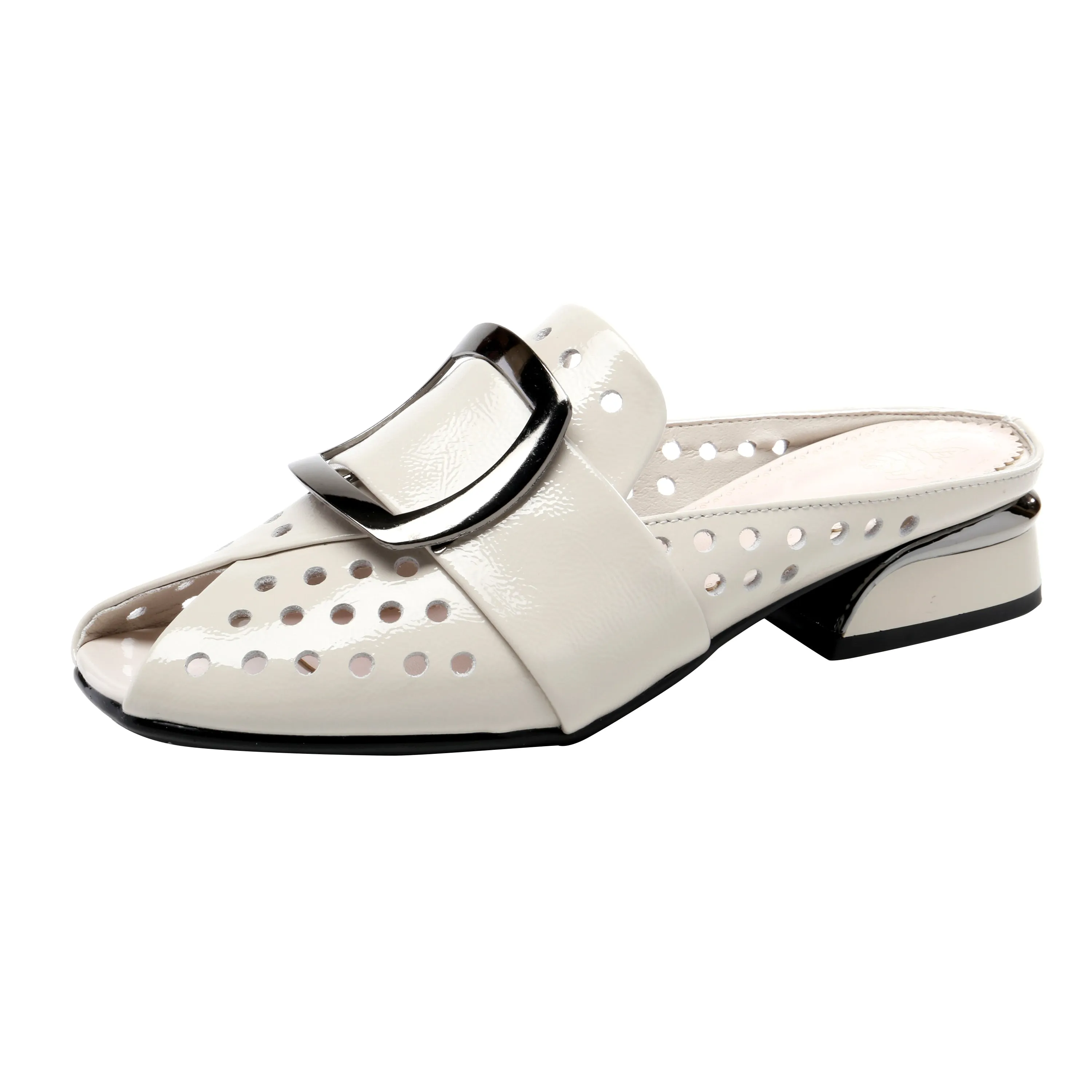 Slippers Shoes Women Low Heels Large Size